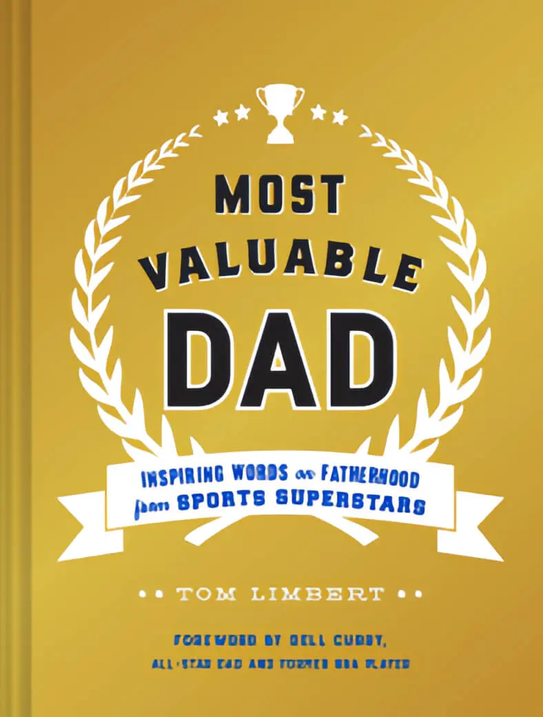A book cover with the title of most valuable dad.